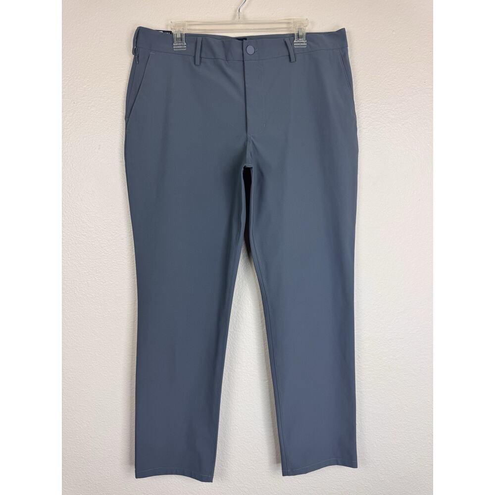 NWT Gap All Day Chino Pants Slim Straight Casual Comfort Stretch Gray 36x32